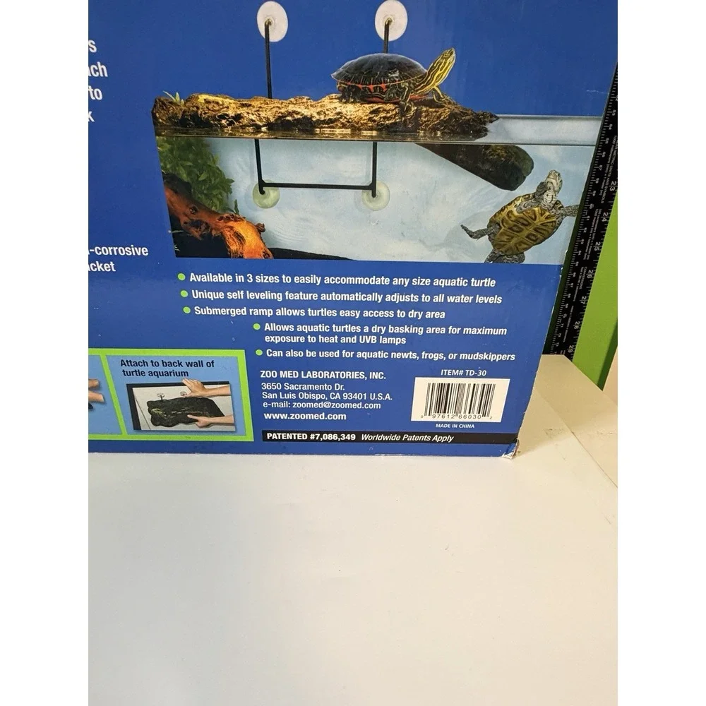New Zoo Med Turtle Dock Large Floating Basking Platform  40+ Gallon Aquarium